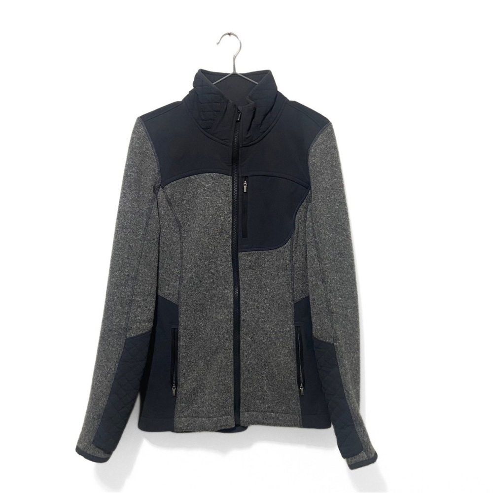 Athleta Grey Truckee Colourblock Full-Zip Activewear Jacket Size Small